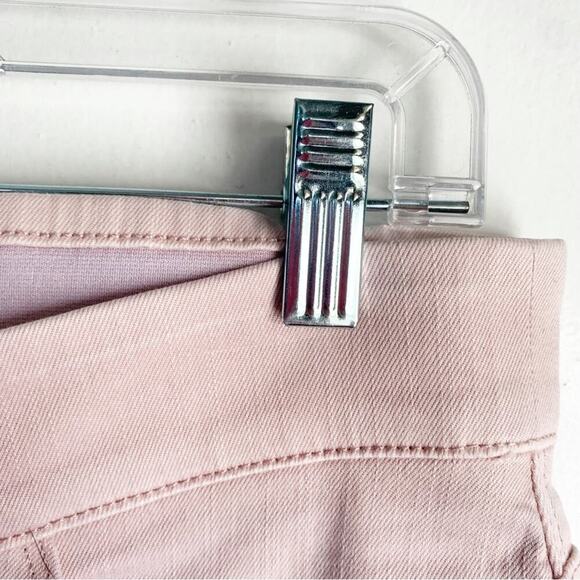 Soft Surroundings Pink Blush Pull On Raw Hem Jeggings Stretch Jeans Size Small S - Picture 4 of 16